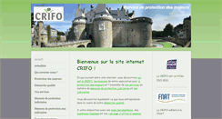 Desktop Screenshot of crifo-tutelle.fr