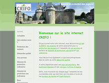 Tablet Screenshot of crifo-tutelle.fr